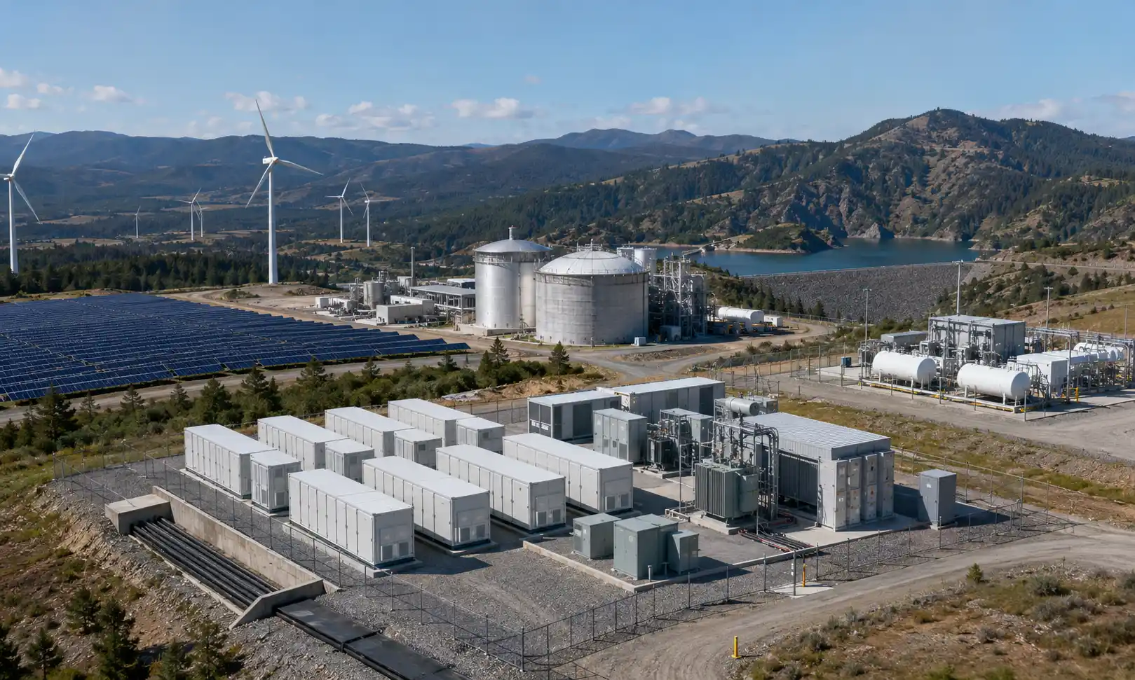 Solucións de almacenamento de enerxía renovable: tipos, custo e eficiencia